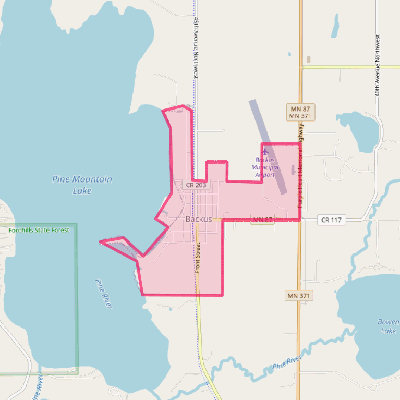 Map of Backus