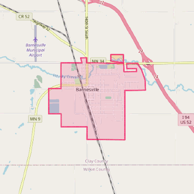 Map of Barnesville