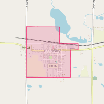 Map of Beardsley