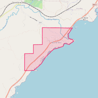 Map of Beaver Bay