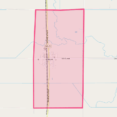 Map of Beltrami