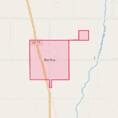 Map of Bertha