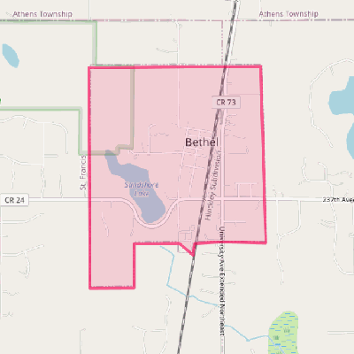 Map of Bethel