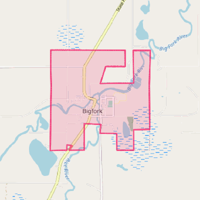 Map of Bigfork