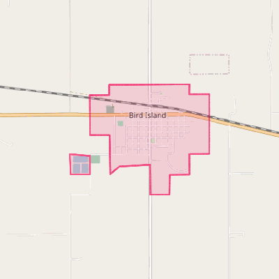 Map of Bird Island