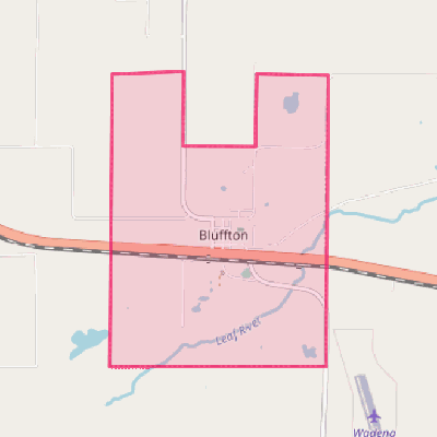 Map of Bluffton