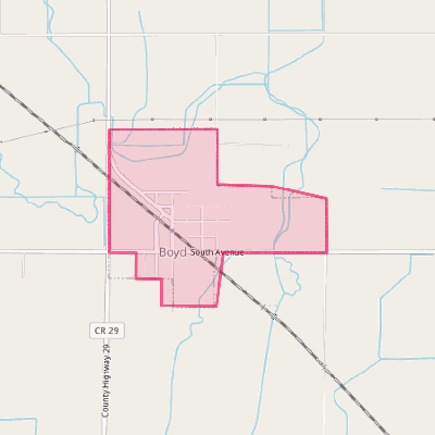 Map of Boyd