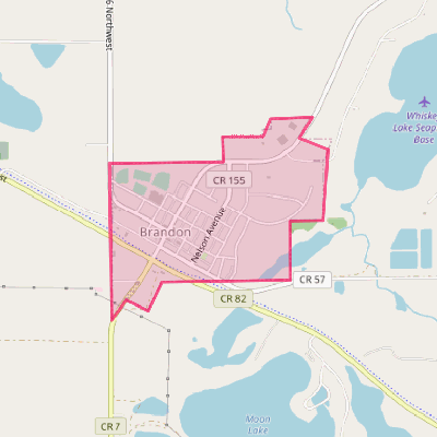 Map of Brandon