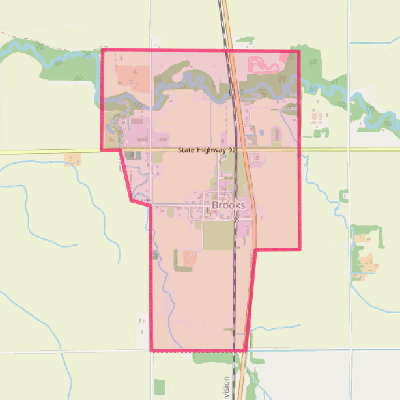 Map of Brooks