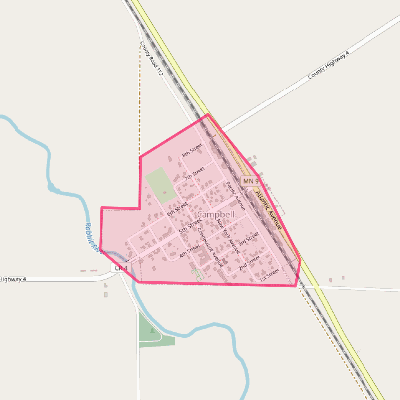 Map of Campbell