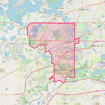 Map of Chanhassen