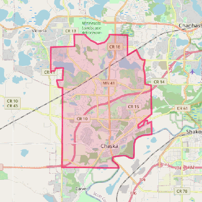 Map of Chaska