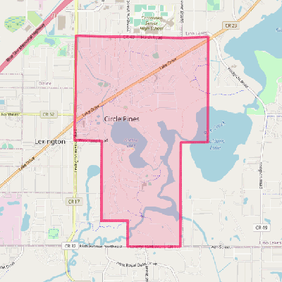 Map of Circle Pines