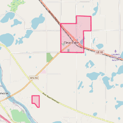 Map of Clear Lake