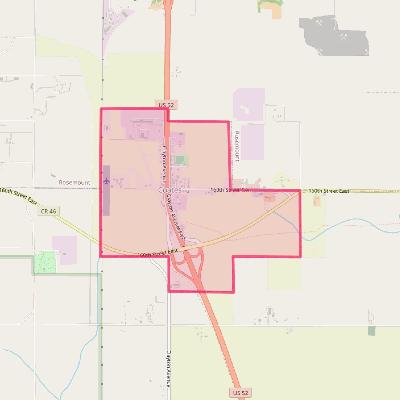 Map of Coates