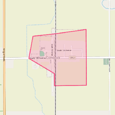 Map of Comstock