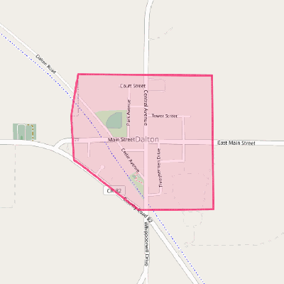 Map of Dalton