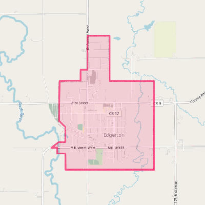 Map of Edgerton