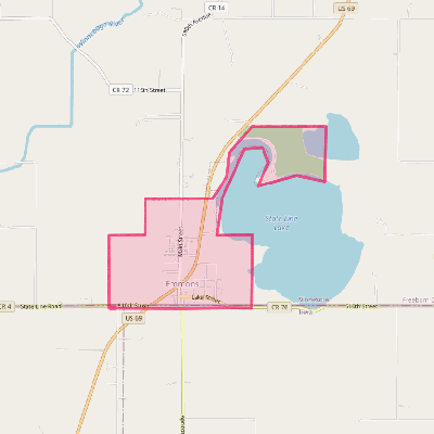 Map of Emmons