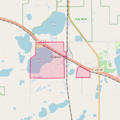 Map of Erskine