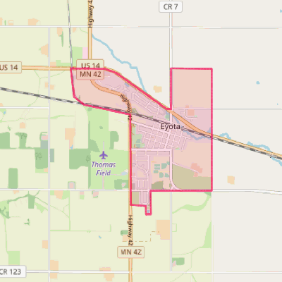 Map of Eyota