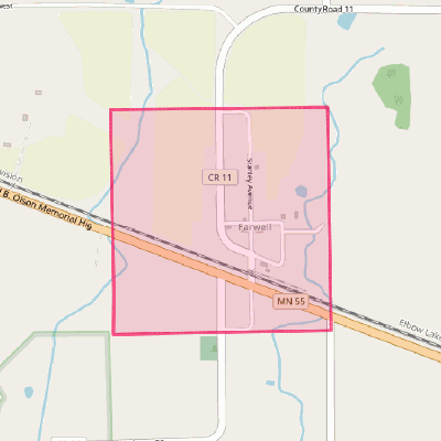 Map of Farwell