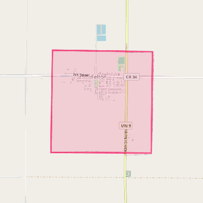 Map of Felton