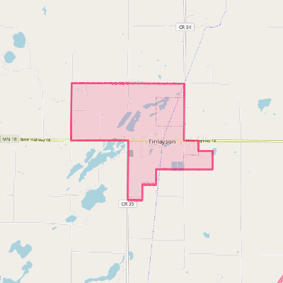 Map of Finlayson