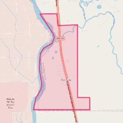 Map of Fort Ripley