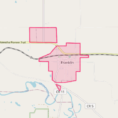 Map of Franklin