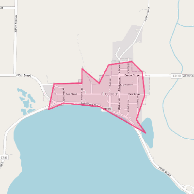 Map of Freeborn