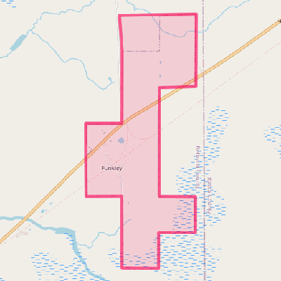 Map of Funkley