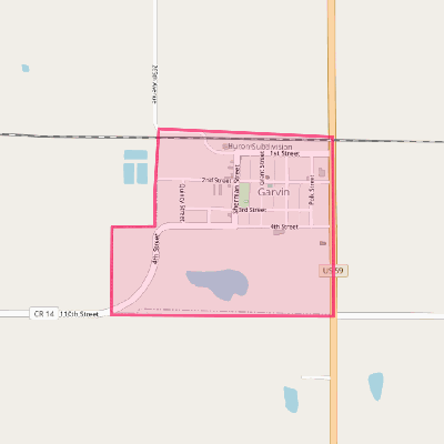 Map of Garvin