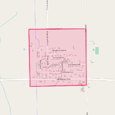 Map of Gary