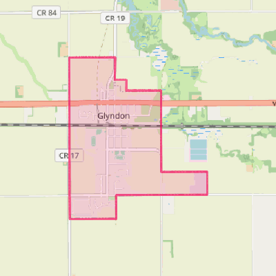 Map of Glyndon