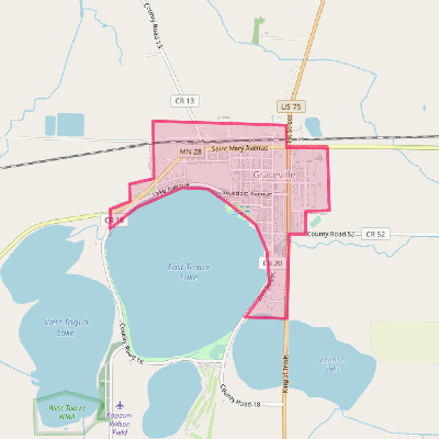 Map of Graceville