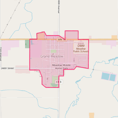 Map of Grand Meadow