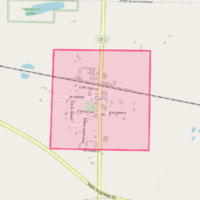 Map of Gully