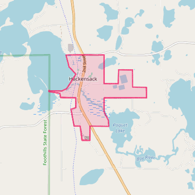 Map of Hackensack