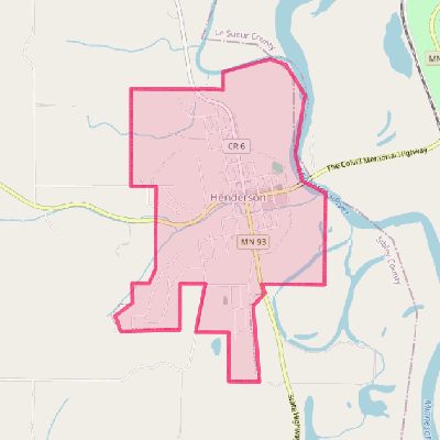 Map of Henderson