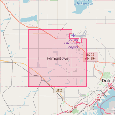 Map of Hermantown