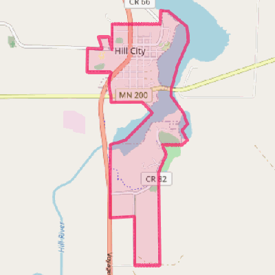 Map of Hill City