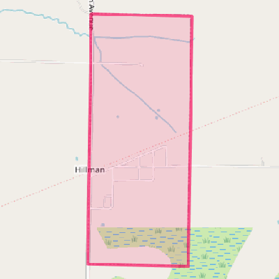 Map of Hillman