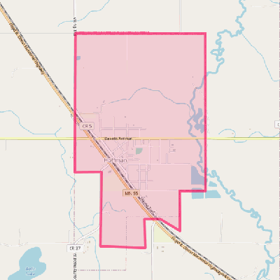 Map of Hoffman