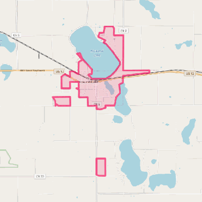 Map of Howard Lake