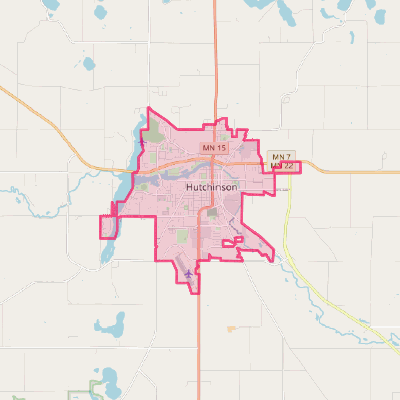 Map of Hutchinson