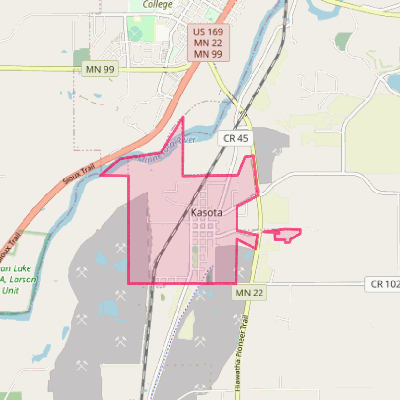 Map of Kasota