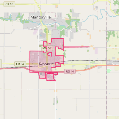 Map of Kasson