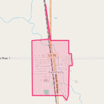 Map of Kennedy