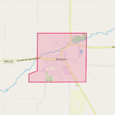 Map of Kenyon